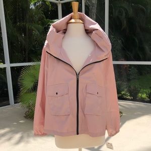 NEW! Zara Hooded Rain Jacket Sz. XL